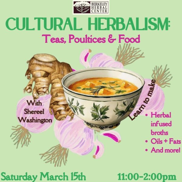 Cultural Herbalism: Teas, Poultice & Food